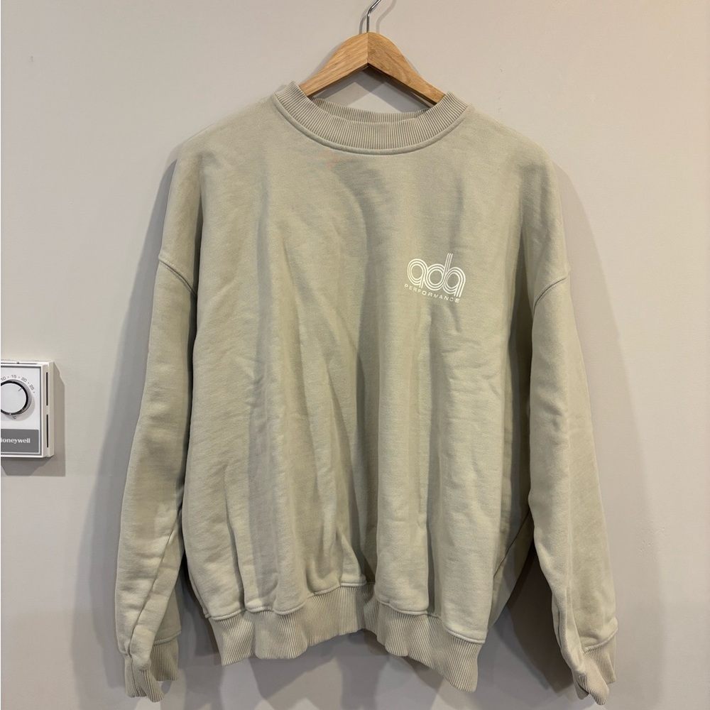 NWOT Adanola Performance Oversized Sweatshirt Stone XS oversized